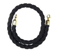 MSHGSKU Queue barrier Twisted Rope Barrier, 1 Pc Queue Rope Blue Red Yellow Black Crowd Control Hanging String/Cords for Stanchions Post Stand, 1 2 3 M Braided Hemp Rope, Indoor Outdoor En