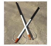 MSHGSKU Rescue Pool Pole,2 Pack Emergency Rescue Hook with 14.8 FT Pole - Stretchable Lifeguard Safety Device for Swimming Pools, Portable White Light Lifesaving Accessories, Essential Lifeguard To