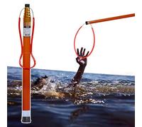 MSHGSKU Rescue Pool Pole,Adjustable Telescopic Pool Safety Pole with Lifeguard Hook, 14-20 Feet Emergency Rescue Rope for Boats, Water Parks, Yachts - Ideal for Drowning Prevention & Safety (650cm/