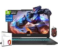 MSI 2024 Cyborg 15 Gaming Laptop, 15.6" FHD 144Hz, Intel 10-Core i7-13620H, 32GB DDR5, 1TB SSD, GeForce RTX 4050, Backlit KB, Wi-Fi 6, Windows 11 Home, w/Office Lifetime License