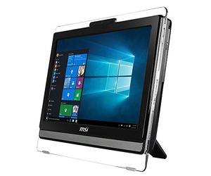 MSI 20ET 4BW-057DE All-in-One Desktop PC with Multi-Touch Display, Fanless (Intel Celeron N3160, 4GB RAM, 128GB SSD, HD Graphics, Windows 10 Professional, 49.53 cm, 19.5 Inches) Black AIO Pro