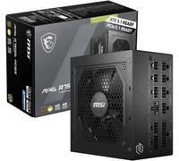 MSI MAG A750GL 750W 80 Plus Gold Rated ATX 3.0 PCIE5 Fully Modular Power Supply Unit