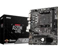 MSI A520M-A Pro AM4 Motherboard, Black
