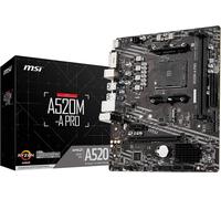 MSI A520M-A PRO AM4 Motherboard Micro ATX Ryzen 5000 4000G 3rd Gen Ready NEW JPN