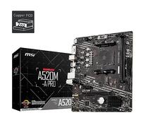 MSI A520M-A PRO motherboard AMD A520 Socket AM4 micro ATX