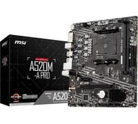 MSI A520M-A PRO Motherboard mATX - Supports AMD Ryzen 3rd Gen Processors, AM4,