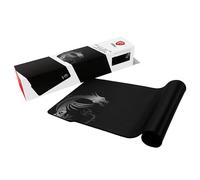 MSI AGILITY GD70 - XXL Extended Gaming Mouse Pad, Silk Gaming Fabric Surface, Soft Seamed Edges, Anti-Slip Base - 900 x 400 x 3 mm