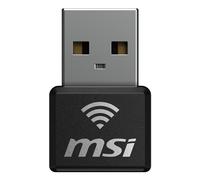 MSI AX1800 Nano WiFi USB Adapter for PC/laptop, WiFi 6 Dual-Band 2.4G/5G Wireless Network Transceiver Adapter for Desktop PC, Travel Size, Supports Windows 11,10