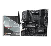 MSI B550M Gaming Plus WIFI6E Motherboard, mATX-Supports AMD Ryzen 5000 Series,5000 G-Series 4000 G-Series,and 3000 Series Processors, AM4-DDR4 Memory Boost 4400+MHz/OC, PCIe 4.0 x16, M.2 Gen4, 1G LAN