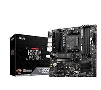 MSI B550M PRO-VDH Motherboard M-ATX - Supports AMD Ryzen 3rd Gen Processors, AM4, DDR4 Boost (4400MHz/OC), 1 x PCIe 4.0/3.0 x16, 1 x M.2 Gen4 x4, 1 x M.2 Gen3 x4, Gigabit LAN