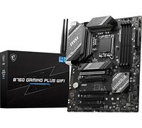 MSI B760 Gaming Plus WiFi Gaming Motherboard (Supports 12th/13th/14th Gen Intel Processors, LGA 1700, DDR5, PCIe 4.0, M.2, 2.5Gbps LAN, USB 3.2 Gen2, HDMI/DP, Wi-Fi 6E, Bluetooth 5.3, ATX)
