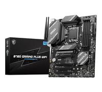 MSI B760 Gaming Plus WiFi Motherboard, ATX - Supports Intel 14th, 13th & 12th Gen Core Processors, LGA 1700 - DDR5 Memory Boost 6800+MHz/OC, 2 x PCIe 4.0 x16, 2 x M.2 Gen4, 2.5G LAN, Wi-Fi 6E