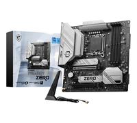 MSI B760M PROJECT ZERO Intel LGA 1700 Back-Connect WIFI 6E MicroATX Motherboard