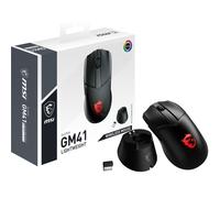 MSI CLUTCH GM41 LIGHTWEIGHT WIRELESS Gaming Mouse RGB, upto 20000 DPI, low latency, 74g weight, 80 hours battery life, 6 Programmable button