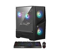 MSI Codex R Gaming Desktop: Intel Core i5-13400F, RTX 4060, 32GB DDR5, 2TB M.2 NVMe Gen3, RGB Fan Cooling, 650W 80+ Gold, Keyboard & Mouse, DIY Friendly, Windows 11 Pro: 13NUC5-068US,Black