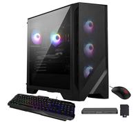 msi Codex R2 AI Gaming Desktop, Intel Core Ultra 7 265, NVIDIA GeForce RTX 5060 Ti 8GB GDDR7, 32GB DDR5, 2TB SSD, Air Cooling, Wi-Fi 6E, Keyboard & Mouse, Windows 11, Black, 1TB Docking Station Set