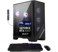 msi Codex R2 AI Gaming Desktop (Intel Ultra 7-265, GeForce RTX 5060 Ti 8GB GDDR7, 64GB DDR5, 2TB PCIe SSD, Win 11 Pro) w/DKZ USB Port Expander