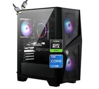 MSI Codex R2 Gaming Desktop PC -Intel Core i7-13700F- GeForce RTX 5060 8GB GDDR7-650W 80+ Gold-Windows 11 Home-W/HDMI Cable (32GB RAM | 2TB PCIe SSD)