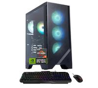 msi Codex Z2 RTX 5070 Gaming Tower Desktop, AMD Ryzen 7 8700F, 32GB DDR5 RAM, 2TB SSD, DP, Wired RGB Backlit KB & Mouse, RGB Lighting, Air Cooler, RJ-45, Wi-Fi 7, Windows 11 Home, Black