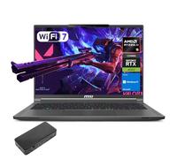 MSI Creator 16 Gaming Laptop, WQXGA 240Hz, AMD Ryzen AI 9 365, NVIDIA GeForce RTX 4060, 32GB RAM, 2TB + 1TB SSD, Per Key RGB KB, Wi-Fi 7, W11 H, Bundle with Targus 100W Docking Station