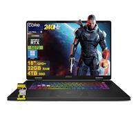 msi Crosshair 18 HX AI Gaming Laptop 18" QHD+ IPS 240Hz Intel 24-core Ultra 9 275HX (>i9-14900HX) 32GB DDR5 4TB SSD GeForce RTX 5070 (Up to 798 AI Tops) RGB Backlit Thunderbolt Win11Pro ICP Hub