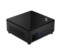 MSI Cubi 5 12M 283BAT - Barebone - Mini PC - 1 x Core i5 1235U / 1.3 GHz - RAM 0 GB - Intel Iris Xe Graphics - Wi-Fi 6E - Bluetooth 5.3-1GbE - 2.5GbE - WLAN: 802.11a/b/g/n/ac/ax (Wi-Fi 6E) (