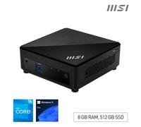 MSI Mini PC Cubi 5 12M - Intel Core i5-1235U, 8GB RAM, 512GB SSD, Windows 11 Pro