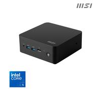 MSI Cubi NUC 1M Intel Core 5 120U (14th Gen) Barebone NUC SFF Mini Computer HTPC (NO RAM NO Storage NO OS) IRIS XE Graphics/DDR5/Dual ThunderBolt 4/Dual HDMI/Dual LAN/WiFi 6E/BT 5.3/VESA 0.84L sized PC Mini PC barebone Intel SoC DDR5-SDRA