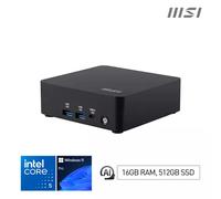 MSI Cubi NUC AI Mini Desktop PC, Intel Core Ultra 5 125H, 16GB DDR5 RAM, 512GB SSD, Windows 11 Pro