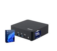 msi Cubi NUC AI Business Mini Desktop, Intel 14-Core Ultra 5 125H, 16GB DDR5, 1TB SSD, Support 4-Display & 4K, 2 x Thunderbolt 4, 2 x HDMI, Dual 2.5G LAN, Wi-Fi 6E, Windows 11 Pro, Black