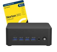 MSI Cubi Z AI 8M Mini PC (AMD Ryzen 7 8845HS, 64GB DDR5 RAM, 2TB SSD, WiFi 6E + BT v5.3, Windows 11 Pro) includes Free Norton 360 Deluxe