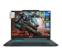MSI Cyborg 14 Gaming Laptop | 14" WUXGA IPS 144Hz (100% sRGB) | Intel 10-core i7-13620H | 64GB DDR5 4TB SSD | GeForce RTX 4060 | Backlit USB-C Win11Pro w/DLCA Accessory