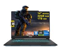 MSI Cyborg 14 Gaming Laptop 14" WUXGA IPS 144Hz (100% sRGB) Intel 10-core i7-13620H (Beats i9-12900H) 32GB DDR5 1TB SSD GeForce RTX 4060 Backlit USB-C Win11Pro w/ICP Accessory