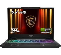 MSI Cyborg 15 15.6" FHD 144Hz Gaming Laptop, Intel Core 7 240H, 16GB DDR5 RAM, 1TB PCIe SSD, NVIDIA GeForce RTX 5050, Windows 11 Home, Wi-Fi, Translucent Black (B2RWEKG-269UK)