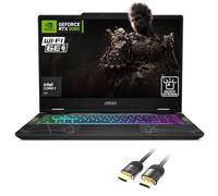 MSI Cyborg 15.6 inch FHD 144Hz Gaming Laptop, Intel Core 7 240H, NVIDIA GeForce RTX 5060, 32GB RAM, 1TB SSD, WiFi 6E, RGB Backlit Keyboard, PDG HDMI Cable, US Version KB, Windows 11 Pro