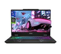 msi Cyborg 15 Gaming Laptop, Intel 7-240H, 32 GB DDR5 RAM, 1 TB PCIe SSD, 15.6" FHD (1920x1080) 144 Hz IPS Display, Nvidia G-Force RTX 5060, 4-Zone RGB Keyboard, W11 Pro, Translucent Black