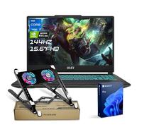 MSI Cyborg 15 i7 RTX 4060 Pro Gaming Laptop, 15.6 FHD 144Hz, Intel i7-12650H (Beats AMD Ryzen 7 7435HS), NVIDIA RTX 4060, 64GB DDR5 RAM, 1TB SSD, Wi-Fi 6, Win 11 P, Bundle with PCO Laptop Cooler