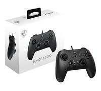 MSI FORCE GC200 Wired PC Gamepad Controller - Hall-Effect Triggers, Advanced Analog Thumbsticks, Dual Vibration Motors, USB 3.0 - Wired