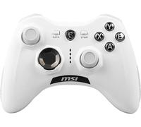 MSI FORCE GC30 V2 WHITE Wireless PC Gamepad Controller - 2,4 GHz, 600mAh Li-ion Battery, Interchangeable D-Pad Covers, Dual Vibration Motors, USB 2.0 - Wired/Wireless