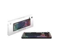 MSI FORGE GK110, QWERTY, UK Layout - Gaming Keyboard, Membrane Switches, RGB, Lighting & Media Hotkeys, Anti-slip Base, Adjustable Angles, USB 2.0 - Full-Sized