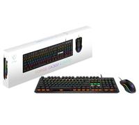 MSI Forge GK300 Combo Blue RGB Mechanical Keyboard and Forge GM300 Mouse Set, Anti-Ghosting, 7200 DPI Optical Sensor