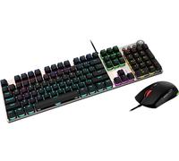 MSI Forge GK310 Combo RED US - Gaming RGB Mechanical Keyboard & Forge Mouse Set, Anti-Ghosting, 7200 DPI Optical Sensor