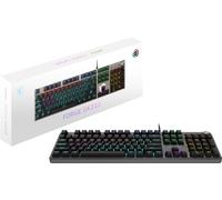 MSI Forge GK310 - RED Switches Mechanical Gaming Keyboard - Mechanical Red Switches (Linear), Ergonomic Keycaps, Non-Slip Base, RGB LED, USB 2.0 - Standard Size