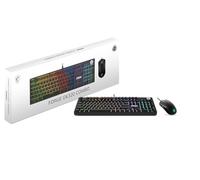 MSI Forge GK320 Combo RED US - Gaming RGB Keyboard & Mouse Set, 26-Key Anti-Ghosting, 12800 DPI Optical Sensor