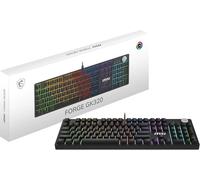 MSI FORGE GK320, QWERTY, UK Layout -RED SWITCHES Mechanical Gaming Keyboard