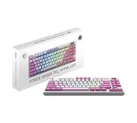 MSI FORGE GK600 TKL WIRELESS VIOLET UK Mechanical Linear Switch Gaming Keyboard