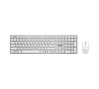 MSI FORGE K210 Wireless Keyboard + Mouse Combo Set, White, 10m Range, Scissor Sw
