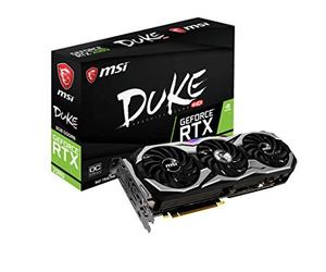 msi Gaming GeForce RTX 2080 8GB GDRR6 256-bit VR Ready Graphics Card (RTX 2080 DUKE 8G OC)
