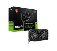 MSI Gaming GeForce RTX 4060 Ti 8GB GDRR6 128-Bit HDMI/DP Nvlink TORX Fan 4.0 Ada Lovelace Architecture Graphics Card (RTX 4060 Ti Ventus 2X Black 8G OC)