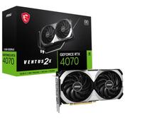 MSI Gaming GeForce RTX 4070 12GB GDRR6X 192-Bit HDMI/DP Nvlink TORX Fan 4.0 Ada Lovelace Architecture Graphics Card (RTX 4070 Ventus 2X 12G OC)